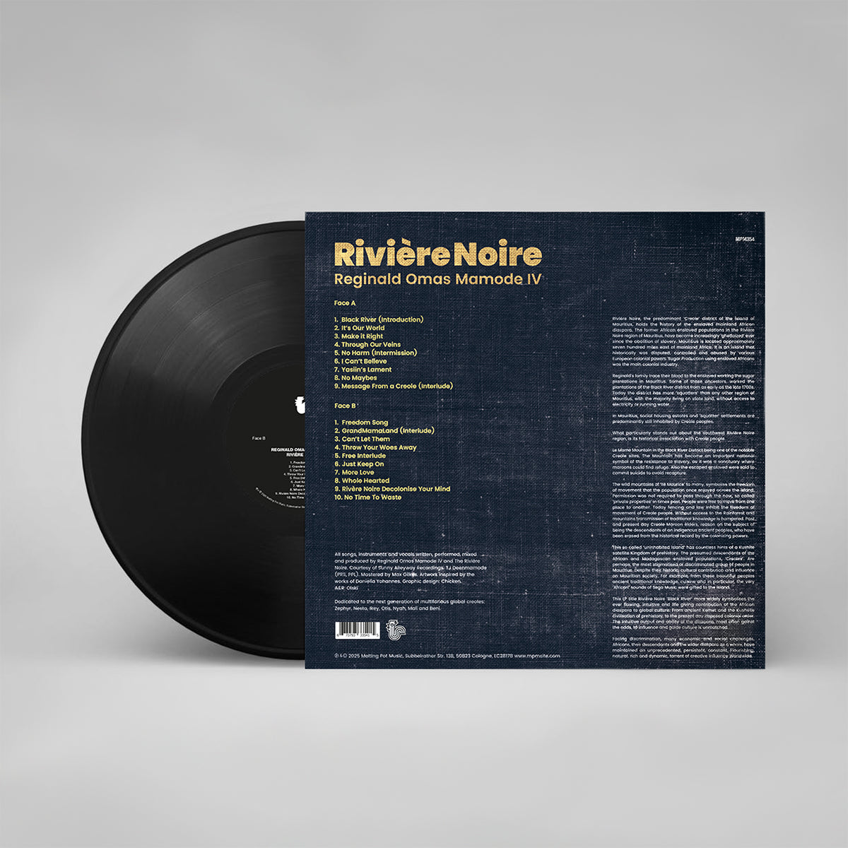 Reginald Omas Mamode IV - Rivière Noire (LP)