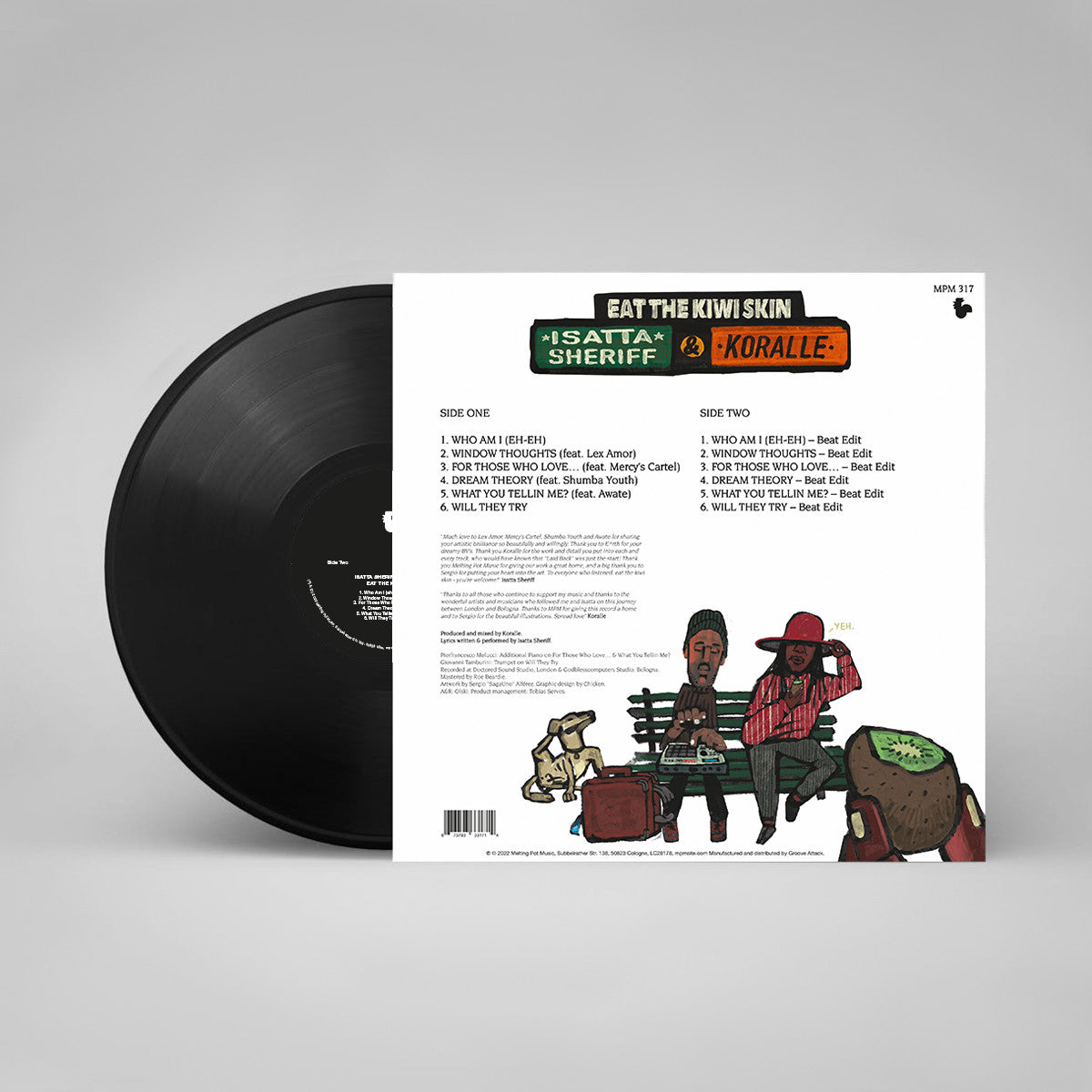 Koralle & Isatta Sheriff - Eat The Kiwi Skin (LP)